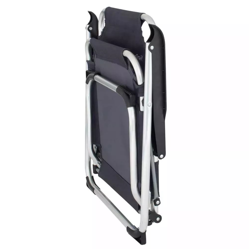 Campingstuhl Eurotrail Moita, Schwarz 4 Campingstuhl Eurotrail Moita, Schwarz – Bild 4