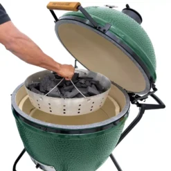 Kohlekorb Big Green Egg Fire Bowl Large 6 Kohlekorb Big Green Egg Fire Bowl Large -Campingbedarf Geschäft kohle reinigung kamado grill zubehoer bge holzkohle bequem einlegen entfernen 1000 2 26412