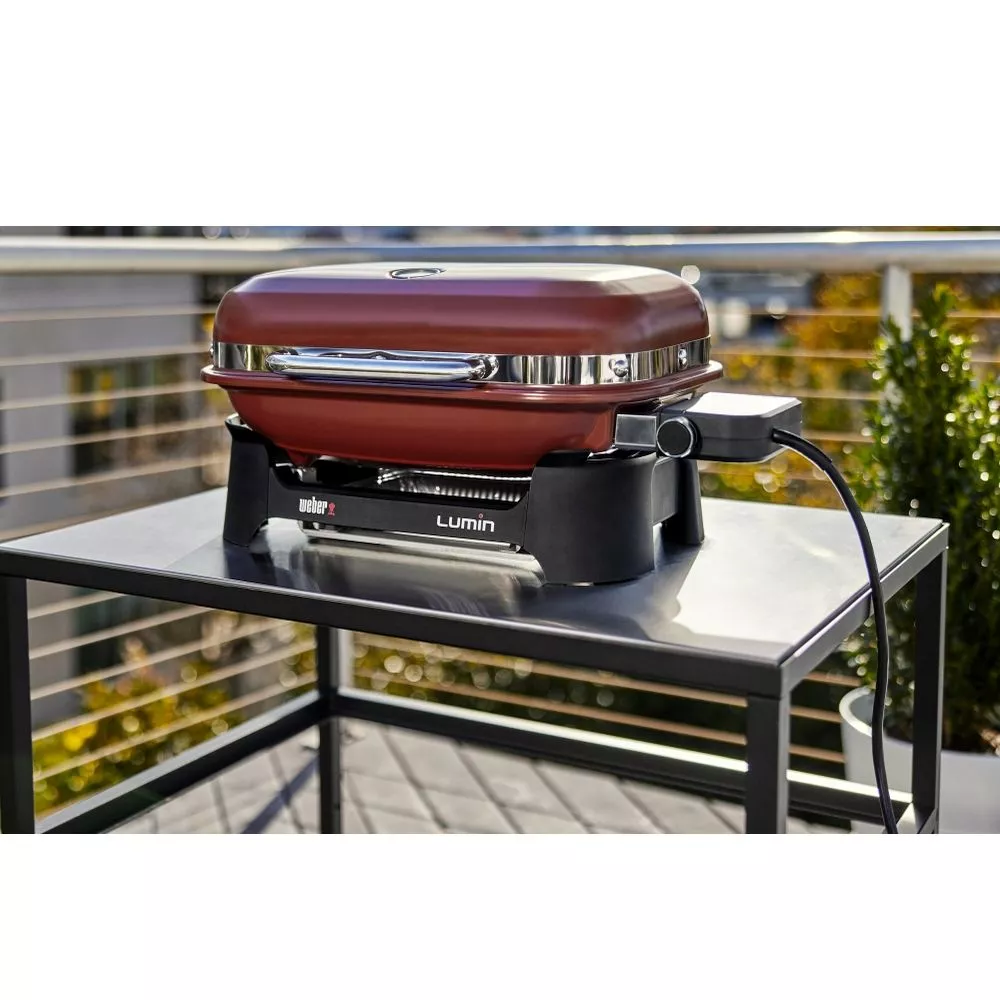 Weber Lumin Compact Elektrogrill, Red | Ausstellungsstück 6 Weber Lumin Compact Elektrogrill, Red | Ausstellungsstück – Bild 6
