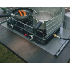 Tischplatten-Schutz Outwell Wärmeverteilerplatte Und Windschutz -Campingbedarf Geschäft kuechenoberflaeche vor waerme schuetzen outwell waermeverteilerplatte windschutz 4 27580