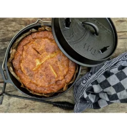 Dutch Oven Petromax Feuertopf Ft4.5-t Planer Boden, Gusseisentopf, Ø 22 Cm -Campingbedarf Geschäft lecker backen im freien oder daheim planer boden gusseisen feuertopf petromax ft 4 5 t konstante rundumwaerme im topf gusstopf 1000 4 24496