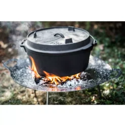 Dutch Oven Petromax Feuertopf Ft12, Ø 29,2 Cm -Campingbedarf Geschäft lecker essen zubereiten feuertopf ft12 petromax thermometerdurchfuehrung im deckel 1000 3 24493