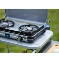 Campingkocher Campingaz Camping Kitchen 2 Maxi CV -Campingbedarf Geschäft leichter kocher mit 2 brenner campingaz campingkocher camping kitchen 2 maxi cv mit tragegriffen 1000 4 26240