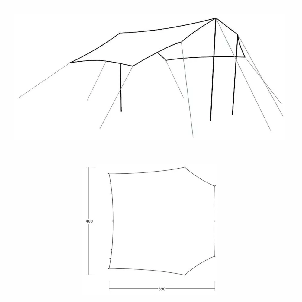 Sonnenschutz Outwell Louisiana Tarp TC 2 Sonnenschutz Outwell Louisiana Tarp TC – Bild 2