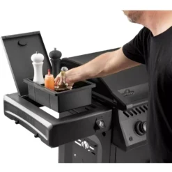 Gasgrill Napoleon Plancha Grill Phantom Rogue Pro 30, Mattschwarz -Campingbedarf Geschäft mattschwarzer napoleon plancha gasgrill phantom rogue pro 30 mit vorratsbehaelter als stauraum 1000 8 28314