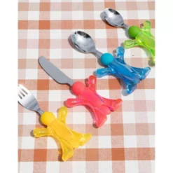Besteckset Gimex Kids Line 4-teiliges Puppen-Besteck -Campingbedarf Geschäft mehrfahrbiges besteck satz gimex kid line kollektion edelstahl besteckset keine scharfe teile 1000 3 27155