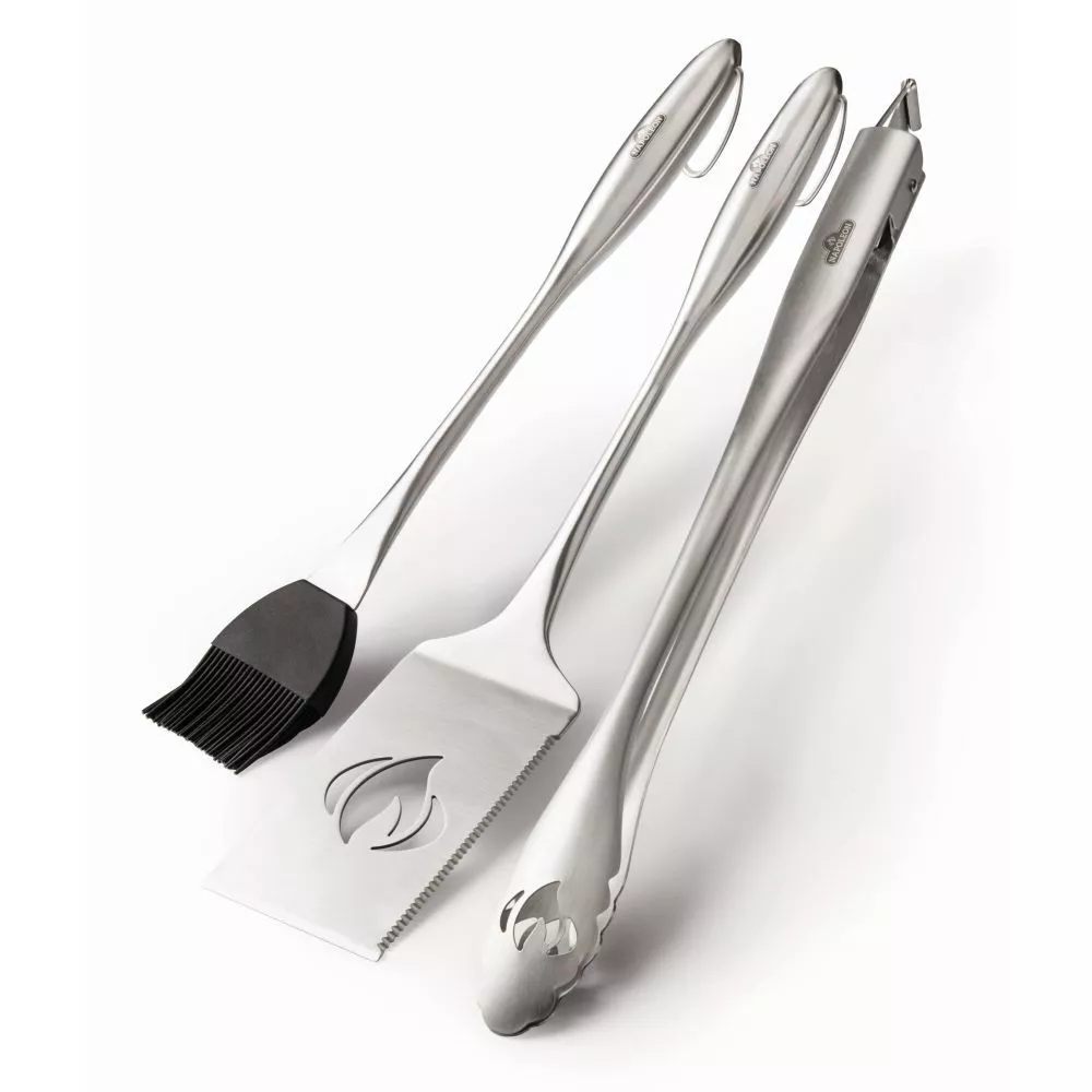 Napoleon 3-teiliges PRO Grillbesteck-Set, Edelstahl 1 Napoleon 3-teiliges PRO Grillbesteck-Set, Edelstahl