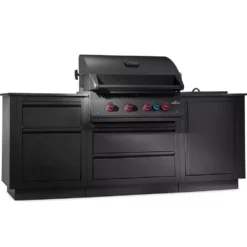 Outdoorküche Napoleon OASIS Compact 105 Mit BIG32-1 Und Einbau Sizzle Zone, Mattschwarz -Campingbedarf Geschäft napoleon buil in oztdoor kitchen oasis compact 105 mattschwarz mit big32 einbaugrill einbau sizzle zone mit kuechenrollenhalter 1000 2 28162