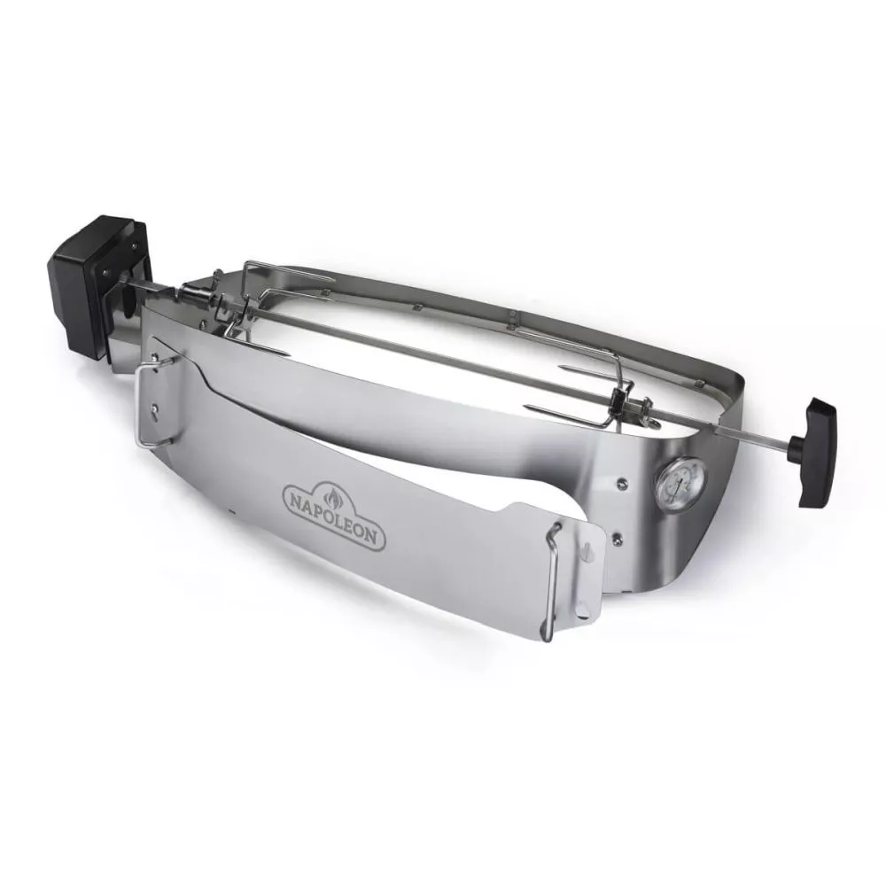 Napoleon Drehspiess-Vorrichtung Mit Pizza-Ofen Einsatz Für TravelQ 1 Napoleon Drehspiess-Vorrichtung Mit Pizza-Ofen Einsatz Für TravelQ