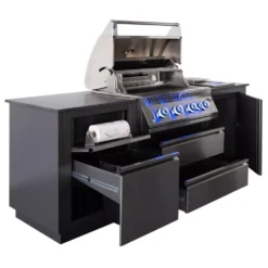 Outdoorküche Napoleon OASIS Compact 105 Mit BIG32-1 Und Einbau Sizzle Zone -Campingbedarf Geschäft napoleon edelstahl einbaukueche outdoor kitchen kuechenrollen und muelleimerschrank 2 schubladen multifunktionsschrank 1000 4 26115