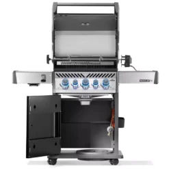 Gasgrill Napoleon Rogue PRO-S 425 RSIB, Schwarz -Campingbedarf Geschäft napoleon gasgrill rogue pro s425 mit gussrost inklusive drehspiess sizzle zone 3 hauptbrenner infrarot seitenbrenner tuer stauraum gasflasche 1000 3 20094