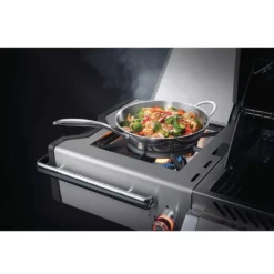 Gasgrill Napoleon Prestige PRO 825 RSBI Inkl. Drehspiess -Campingbedarf Geschäft napoleon luxusgrill prestige pro 825 3 infrarotgasgrill edelstahl mit power seitenbrenner 1000 14 17532