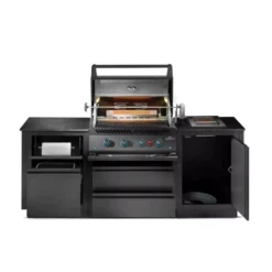 Outdoorküche Napoleon OASIS Compact 105 Mit BIG32-1 Und Einbau Sizzle Zone, Mattschwarz -Campingbedarf Geschäft napoleon outdoorkueche oasis compact 105 big32 mattschwarz mit heckbrenner drehspiess sizzle zone 1000 3 28162