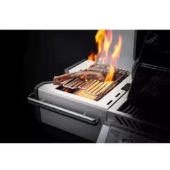 Gasgrill Napoleon Prestige PRO 500, Edelstahl-inkl. Drehspiess -Campingbedarf Geschäft napoleon prestige pro p modelle seitenbrenner sizzle zone 1000 12 17546