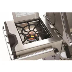 Gasgrill Napoleon Prestige PRO 825 RSBI Inkl. Drehspiess -Campingbedarf Geschäft napoleon prestige pro825 grosser power seitenbrenner powerburner 1000 4 17532