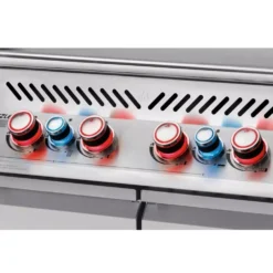Gasgrill Napoleon Prestige PRO 500, Edelstahl-inkl. Drehspiess -Campingbedarf Geschäft napoleon prestige safety glow beleuchtung drehregler 1000 7 17546