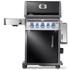 Gasgrill Napoleon Rogue PRO-S 425 RSIB, Schwarz -Campingbedarf Geschäft napoleon rogue pro s 425 gasgrill sizzle zone seitentisch abklappbar accu probe deckelthermometer 1000 6 20094