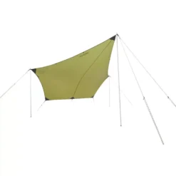 Sonnensegel Nordisk Voss Diamond PU, Dark Olive -Campingbedarf Geschäft nordisk voss diamond pu tarp gruener sonnenschutz 1000 2 23124