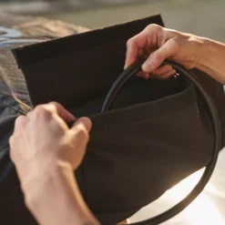 Transportabdeckung Für Ooni Koda 2 Pro -Campingbedarf Geschäft ooni abdeckhaube fuer pizzaofen koda 2 pro schwarz graues cover aus polyester schutzhuelle mit seitentasche 1000 4 28346