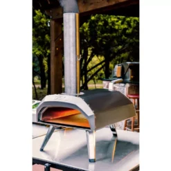 Multi-Brennstoff Outdoor Pizzaofen Ooni Karu 12 Multi-Fuel Pizza Oven -Campingbedarf Geschäft ooni karu 12 pizzaofen edelstahlgehaeuse pizzastein rutschsichere beine 1000 10 25036