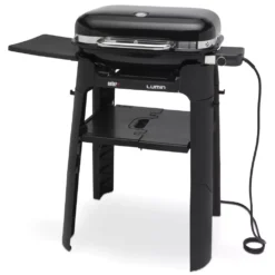 Weber Lumin Mit Stand, Black | Ausstellungsstück -Campingbedarf Geschäft outdoor grill weber lumin black mit stand und langem kabel 1000 2 27740