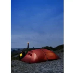 Trekkingzelt Nordisk Oppland 3 LW, Burnt Red -Campingbedarf Geschäft outdoorzelt nordisk oppland 3 lw burnt red 3 mann zelt 5 16724