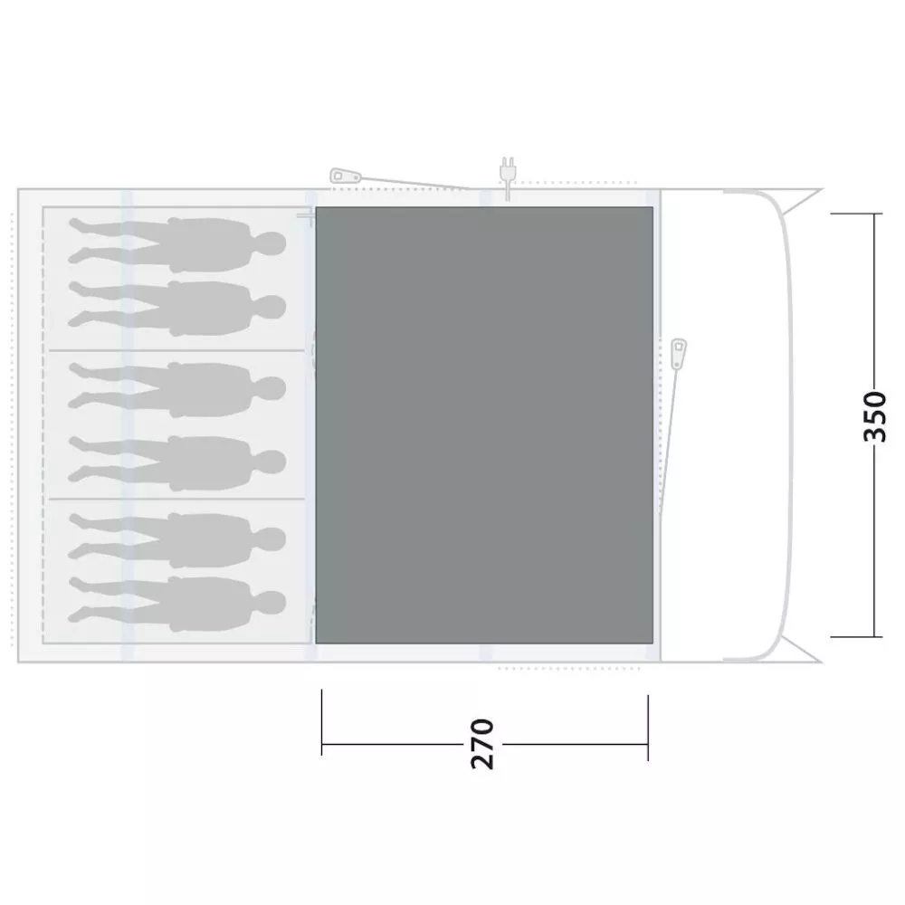 Teppich Outwell Cozy Carpet Colorado 6 Air 2 Teppich Outwell Cozy Carpet Colorado 6 Air – Bild 2