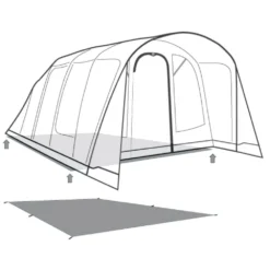 Unterlage Outwell Footprint Denver 5 / Colorado 5 Air 5 Unterlage Outwell Footprint Denver 5 / Colorado 5 Air -Campingbedarf Geschäft outwell denver 5 colorado 5 air footprint skizze unterlage familien campingzelt 2 27512
