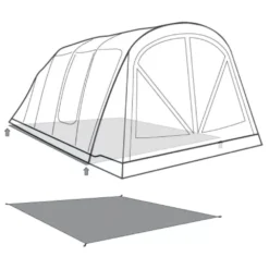 Unterlage Outwell Footprint Florida 5 Air 5 Unterlage Outwell Footprint Florida 5 Air -Campingbedarf Geschäft outwell florida 5 air footprint skizze unterlage familien camping zelt 2 27537