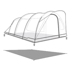 Zelt-Unterlage Outwell Footprint Sky 6 -Campingbedarf Geschäft outwell footprint sky 6 skizze unterlage 6personen zelt 900 2 26518