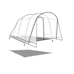 Unterlage Outwell Footprint Michigan 4 Air 5 Unterlage Outwell Footprint Michigan 4 Air -Campingbedarf Geschäft outwell michigan 4 air footprint skizze unterlage familien camping zelt 2 27516