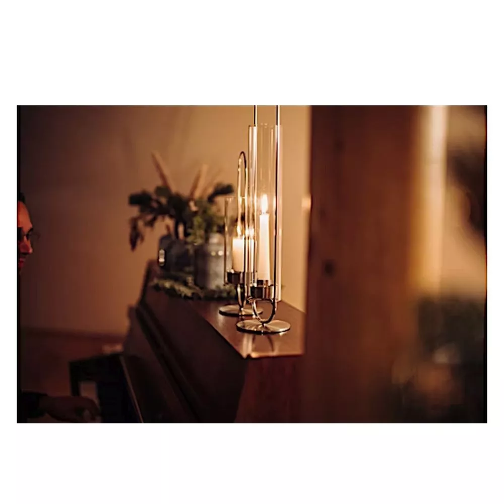 Windlicht Höfats Oval Candle, Silber, 35 Cm 4 Windlicht Höfats Oval Candle, Silber, 35 Cm – Bild 4