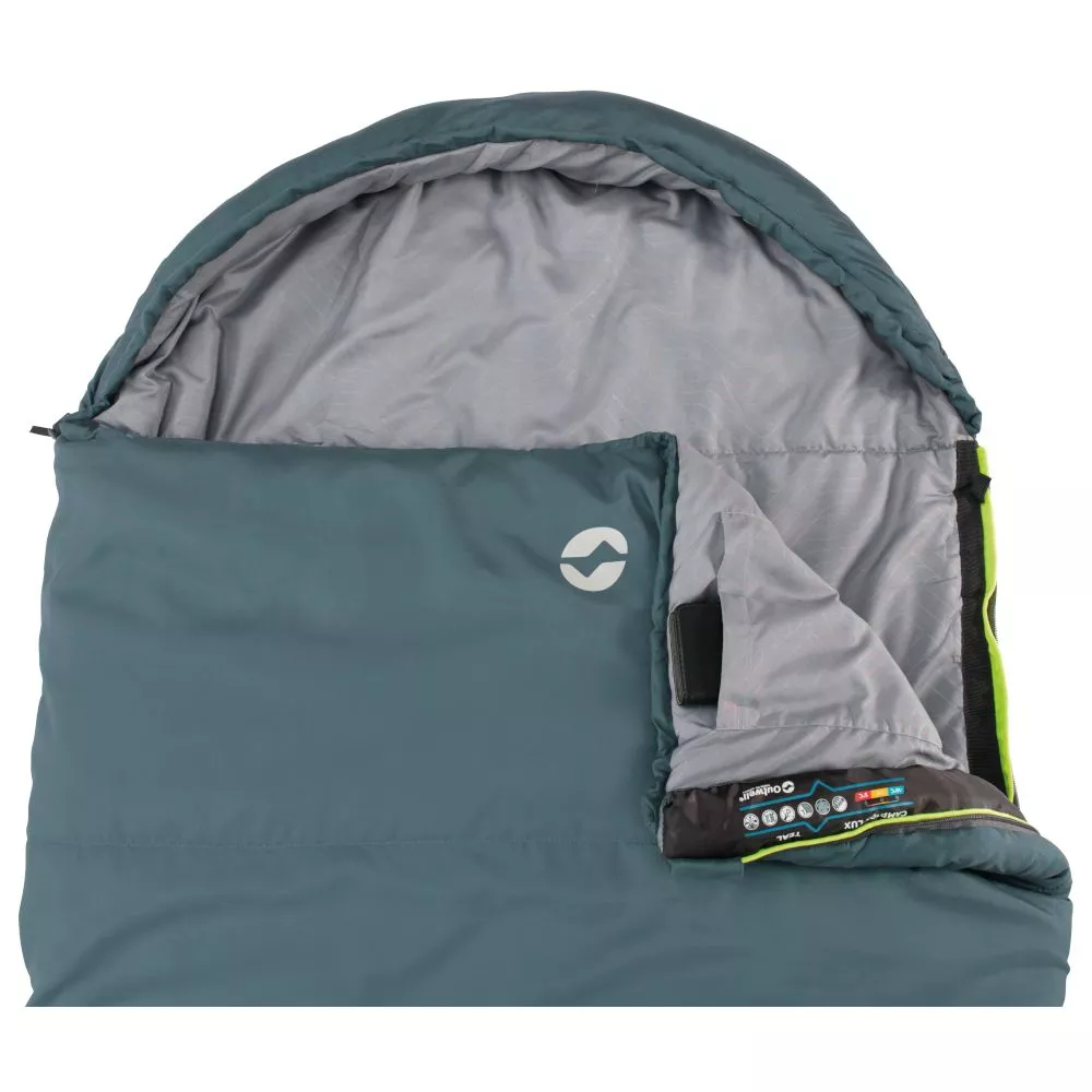 Camping-Schlafsack Outwell Campion Lux, Teal 6 Camping-Schlafsack Outwell Campion Lux, Teal – Bild 6