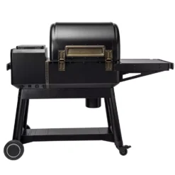 Pellet-Smoker Traeger Ironwood International + Pelletsensor -Campingbedarf Geschäft pellet kapazitaet 10kg holzpelletgrill wifire technologie traeger ironwood international black 1000 4 24771
