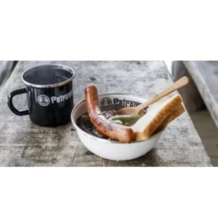 Campingschale Petromax Emaille-Schale, Weiss, 2 Stück, 0,5 Liter -Campingbedarf Geschäft petromax camping schale servierschuessel weisse emaillierte schale campinggeschirr 1000 2 26156