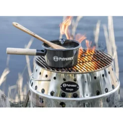 Petromax Emaille-Stieltopf, Schwarz, 1 Liter -Campingbedarf Geschäft petromax emaille stieltopf fuer alle feuerstellen und herdarten innenskalierung 1liter inhalt 1000 5 26166