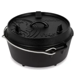 Dutch Oven Petromax Feuertopf Ft4.5 Aus Gusseisen, Ø 22 Cm