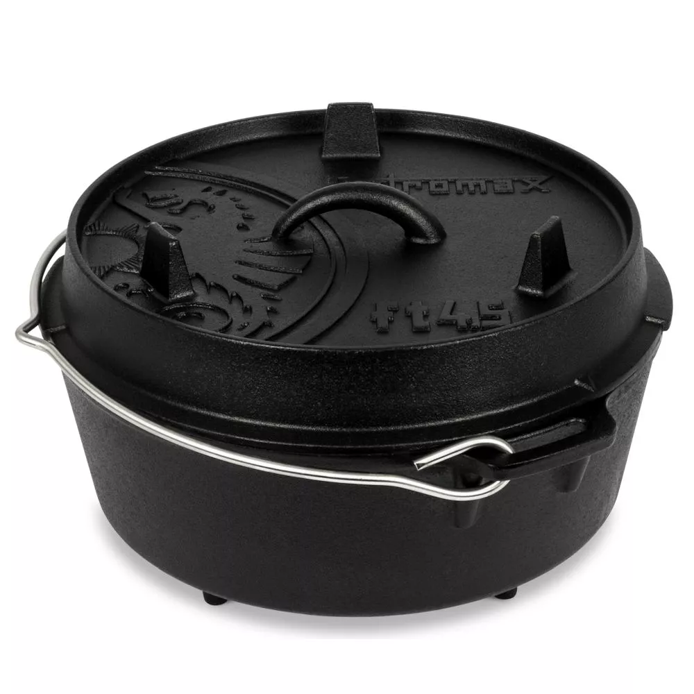 Dutch Oven Petromax Feuertopf Ft4.5 Aus Gusseisen, Ø 22 Cm 1 Dutch Oven Petromax Feuertopf Ft4.5 Aus Gusseisen, Ø 22 Cm