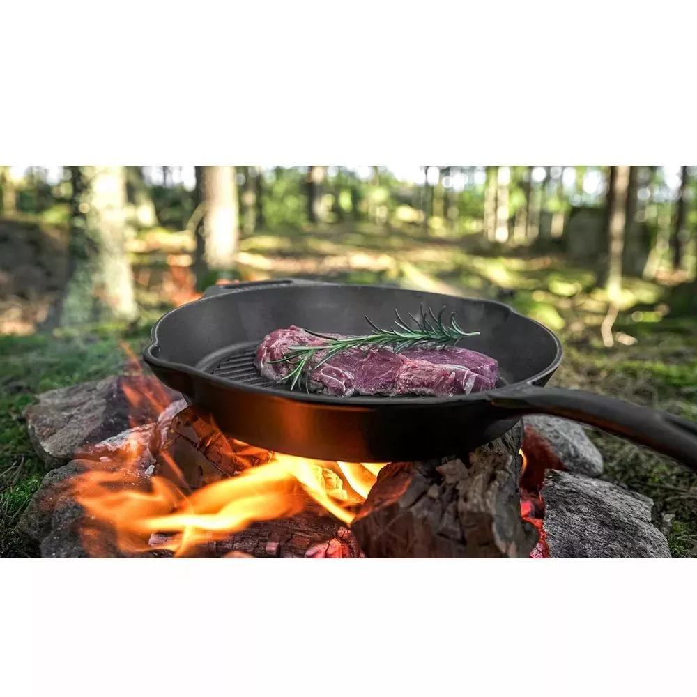 Petromax Grill-Feuerpfanne Gp35 Mit Stiel, Ø 35 Cm 3 Petromax Grill-Feuerpfanne Gp35 Mit Stiel, Ø 35 Cm – Bild 3