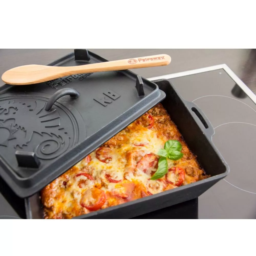 Gusseisen Petromax Kastenform Mit Deckel K8, Volumen 5,5 Liter 6 Gusseisen Petromax Kastenform Mit Deckel K8, Volumen 5,5 Liter – Bild 6