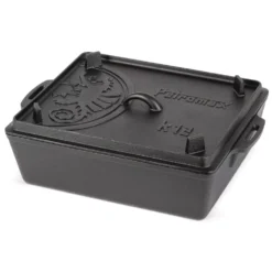 Gusseisen Petromax Kastenform Mit Deckel K12, Volumen 8 Liter