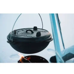 Petromax Kazan 8 Liter -Campingbedarf Geschäft petromax kazan 8 liter gusseiserner kessel deckel als pfanne verwendbar wokfeeling ueber offenem feuer 1000 6 27818