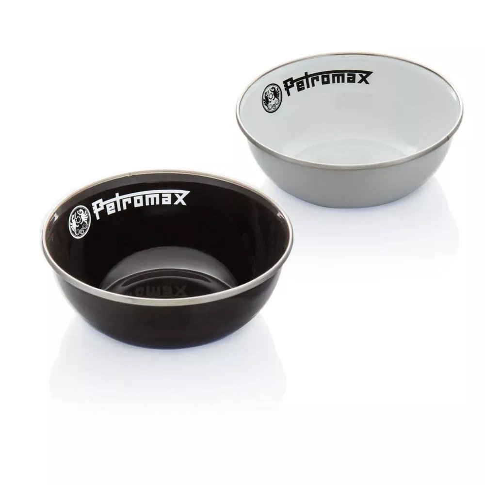 Campingschale Petromax Emaille-Schale, Weiss, 2 Stück, 160 Ml 4 Campingschale Petromax Emaille-Schale, Weiss, 2 Stück, 160 Ml – Bild 4