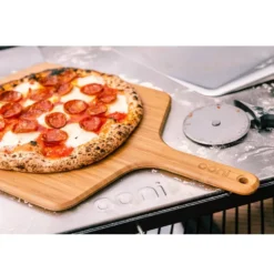 Ooni Bambus-Pizzaschieber Und Pizzabrett -Campingbedarf Geschäft pizzabrett pizzaschieber pizzaschaufel ooni bamboo peel 1000 3 25076