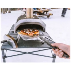 Aluminium-Pizzaschieber Ooni Pizza Peel 30 Cm -Campingbedarf Geschäft pizzaschieber pizzaschaufe fuer einfaches einschieben drehen herausholen ooni peel zubehoer 1000 2 25292