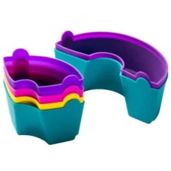 Omnia Silikonformen Maxi-Set -Campingbedarf Geschäft platzsparende silikonformen maxi set bunte foermchen omnia zubehoer 1000 3 27774