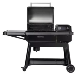 Pellet-Smoker Traeger Ironwood International + Pelletsensor -Campingbedarf Geschäft raeuchergrill smoker 2 ebenen traeger ironwood schwarz 1000 3 24771