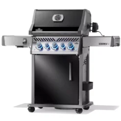 Gasgrill Napoleon Rogue PRO-S 425 RSIB, Schwarz -Campingbedarf Geschäft rogue pro s 425 inklusive drehspiess sizzle zone seitentisch abklappbar wave grillrost 1000 7 20094