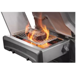 Gasgrill Napoleon Rogue PRO-S 425 RSIB, Schwarz -Campingbedarf Geschäft rogue pro s 425 napoleon schwarzer gasgrill seitenbrenner sizzle zone wave grillrost flaschenoeffner 1000 12 20094