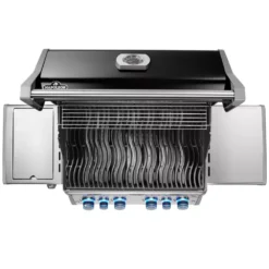 Gasgrill Napoleon Rogue PRO-S 525 RSIB, Schwarz -Campingbedarf Geschäft rogue pro s 525 gasgrill sizzle zone infrarot heckbrenner deckelthermometer led bedienelemente 1000 7 20099